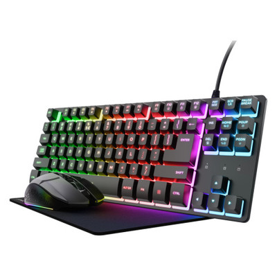Trust GXT 794 3-in-1 Gaming teclado Ratón incluido Juego USB QWERTY Español Negro (Espera 4 dias) Trust GXT 794 3-in-1 Gaming teclado Ratón incluido Juego USB QWERTY Español Negro (Espera 4 dias)