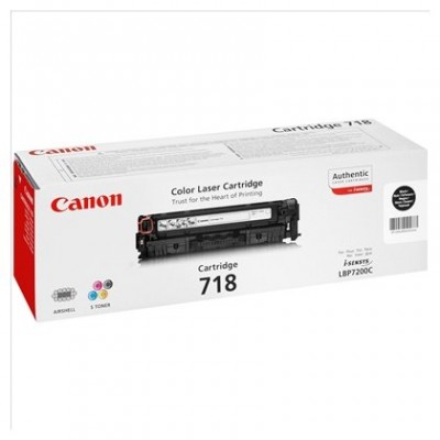 TONER CANON 718BK PACK 2 UD (Espera 4 dias)