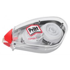 Pritt Compact Flex corrección de películo/cinta 10 m Rojo, Transparente, Blanco 1 pieza(s) (MIN24) (Espera 4 dias)