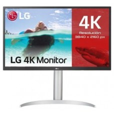 LG 27UP550P-W pantalla para PC 68,6 cm (27") 3840 x 2160 Pixeles 4K Ultra HD Plata, Blanco (Espera 4 dias)