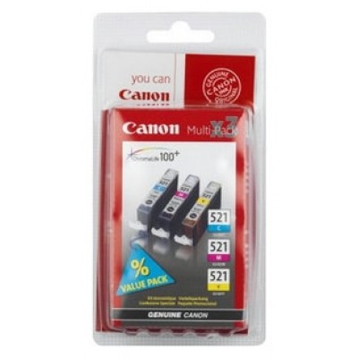 CARTUCHO ORIG CANON PACK CLI-521 MULTIPACK