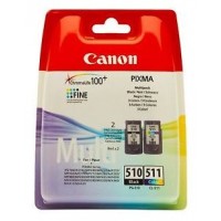 TINTA CANON PG510 CL511 PACK NEGRO CIAN MAGENTA AMARILLO