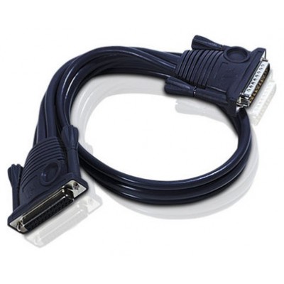 Aten 2L1701 cable de serie Negro 1,8 m DB-25 (Espera 4 dias)