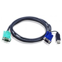 Aten 2L5201U cable para video, teclado y ratón (kvm) 1,2 m Negro (Espera 4 dias)