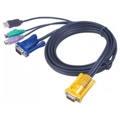 Aten 2L5302UP cable para video, teclado y ratón (kvm) Negro 1,8 m (Espera 4 dias)