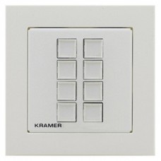 KRAMER CONTROL 8–BUTTON ETHERNET AND KNET™ 1-GANG CONTROL KEYPAD, POE - RC-308/EU-80/86(W) (30-804701590) (Espera 4 dias)