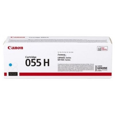 CANON LBP663 LBP664 MF742 MF744 MF745 MF746 Toner cian alta capacidad 055H