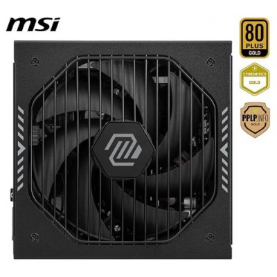 FUENTE ALIMENTACION MSI MAG A1000GLS PCIE5,PSU,1000W,80 PLUS GOLD,MODULAR,135MM,ACTIVE PFC,PCI-E 5.0 (16 PIN)X1,PCI-E (6+2 PIN)X4,SATA (15 PIN)X11 (Espera 4 dias)