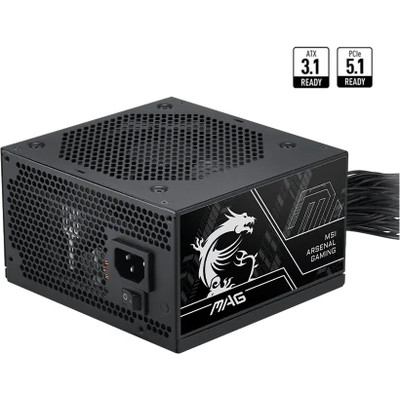 FUENTE ALIMENTACION MSI MAG A750BN PCIE5 III,PSU,750W,80 PLUS BRONZE,120MM,EPSX2,PCI-E (6+2 PIN)X2,PCI-E 5.1 (16 PIN)X1,SATA (15PIN)X3,ACTIVE PFC (Espera 4 dias)