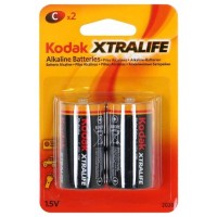 PILA KODAK ALCALINA  XTRALIFE  C LR14 BLISTER*2