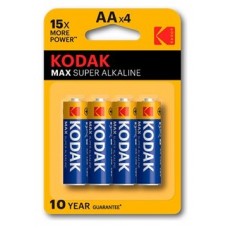 Pila Kodak Super Alcalina Max Lr6 Aa Pack 4 ( 2800 Mah