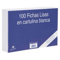 100 FICHAS DE CARTULINA LISA (125X75 MM) Nº 2 MARIOLA 3112L (Espera 4 dias)