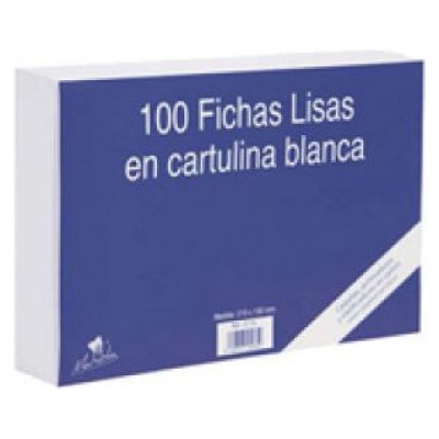 100 FICHAS DE CARTULINA LISA  (150X100 MM) N.º 3 MARIOLA 3113L (Espera 4 dias)