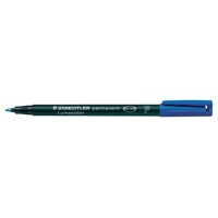 MARCADOR LUMOCOLOR PERMANENTE PUNTA FINA 0,6MM. AZUL STAEDTLER 318-3 (MIN10) (Espera 4 dias)