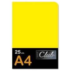 PACK 25 UNIDADES SUBCARPETA FORMATO A4 AMARILLO OFFICE CLUB 318191 (Espera 4 dias)