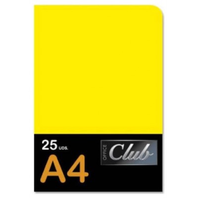 PACK 25 UNIDADES SUBCARPETA FORMATO A4 AMARILLO OFFICE CLUB 318191 (Espera 4 dias)