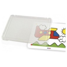 JUEGO PLACA PARA PINCHOS TRANSPARENTE 31X21 CM SET DE 6 UNIDADES MINILAND 31830 (Espera 4 dias)