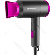 SECADOR DE PELO PLEGABLE DE VIAJE 1800W NEGRO AIGOSTAR (Espera 4 dias)