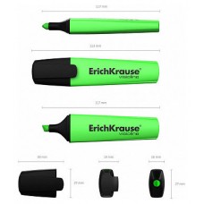 FLUORESCENTE VISIOLINE V-12, COLOR: VERDE ERICH KRAUSE 32497 (MIN10) (Espera 4 dias)