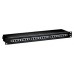 PATCH PANEL 24 PUERTOS CATEGORIA 6 APANTALLADO PREMIUM