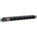 REGLETA ALIMENTACION RACK 19 1U 8 TOMAS