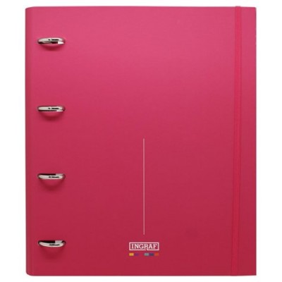 Ingraf 350760 carpeta de cartón A4 Rosa (Espera 4 dias)