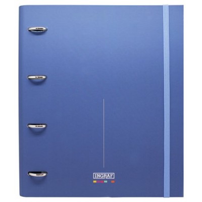 Ingraf 350763 carpeta de cartón A4 Azul (Espera 4 dias)