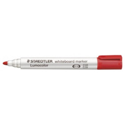 MARCADOR PIZARRA LUMOCOLOR MARKER 351 TRAZO 2MM. ROJO STAEDTLER 351-2 (MIN10) (Espera 4 dias)