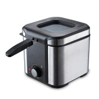 Freidora Kuken Capacidad 1.5l Acero Inox Cuerpo Y Tapa