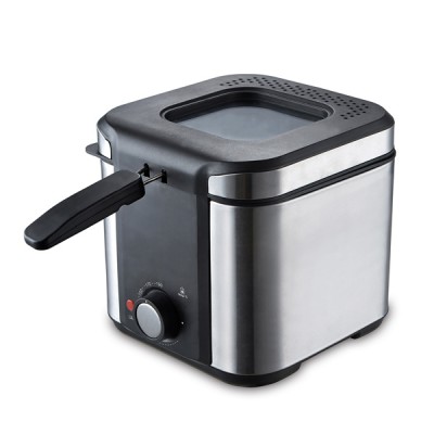 Freidora Kuken Capacidad 1.5l Acero Inox Cuerpo Y Tapa