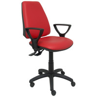 PIQUERAS Y CRESPO Silla Elche S similpiel rojo brazos fijos PIQUERAS Y CRESPO Silla Elche S similpiel rojo brazos fijos