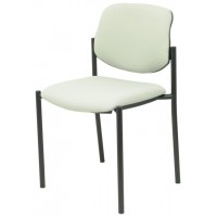 PIQUERAS Y CRESPO NOWY STYL Silla fija Styl bali gris claro chasis negro