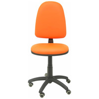 PIQUERAS Y CRESPO Silla Aýna similpiel naranja ruedas de parque PIQUERAS Y CRESPO Silla Aýna similpiel naranja ruedas de parque