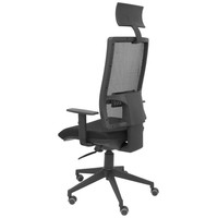 PIQUERAS Y CRESPO Silla Horna bali negro con cabecero fijo PIQUERAS Y CRESPO Silla Horna bali negro con cabecero fijo