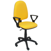 PIQUERAS Y CRESPO Silla A&yacute;na bali amarillo brazos