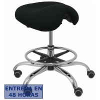 PIQUERAS Y CRESPO Taburete Zarza sin respaldo bali negro