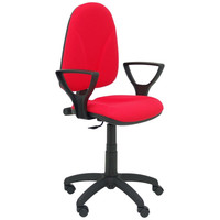PIQUERAS Y CRESPO Silla Algarra CP bali rojo brazos fijos PIQUERAS Y CRESPO Silla Algarra CP bali rojo brazos fijos