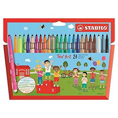 STABILO Trio A–Z rotulador Fino Multicolor 24 pieza(s) (Espera 4 dias)