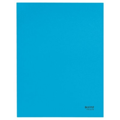 CARPETA CARTON 3 SOLAPAS A4 RECYCLE 100% AZUL LEITZ 39060035 (Espera 4 dias)