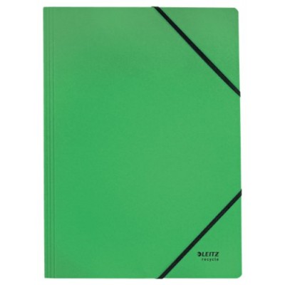 CARPETA DE CARTON CON GOMAS Y SIN SOLAPAS A4 RECYCLE 100% VERDE LEITZ 39080055 (Espera 4 dias)