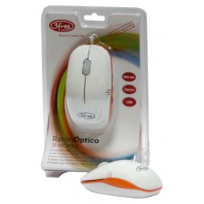 MOUSE 3FREE MCM101/WO DISE¥O BLANCO NARANJA