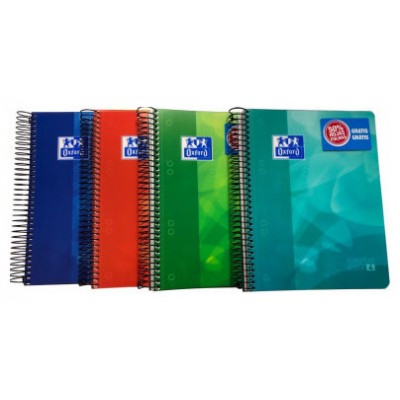 Oxford Europeanbook 4 cuaderno y block A5+ 120 hojas Colores surtidos (MIN5) (Espera 4 dias)