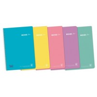 CUADERNO ESPIRAL + TP 4º 80H 4X4 C/M - SURTIDO PASTEL ENRI 400150288 (MIN5) (Espera 4 dias)