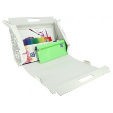 KIT KIDS1 BLOCS DIBUJO+BLOC ACUARELA/TEMPERA+ESTUCHE KANGOO+TEMPERAS OXFORD 400169566 (Espera 4 dias)