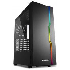 CAJA ATX SHARKOON RGB SLIDER 2XUSB3.0 2XUSB2.0 SIN FUENTE NEGRO