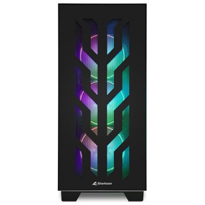 CAJA ATX SHARKOON ELITE SHARK CA300T 2XUSB3.0 SIN FUENTE NEGRO