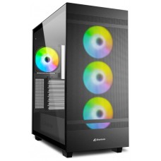 CAJA ATX SHARKOON REBEL C50 RGB 2XUSB3.0 SIN FUENTE NEGRO