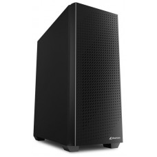 CAJA MIDI ATX SHARKOON VS9 2 USB-A 1XVENT 120MM S/F FUENTE NEGRO