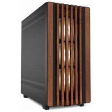 CAJA ATX SHARKOON REBEL C70M RGB USB-C 2XUSB3.0 NEGRO WOOD