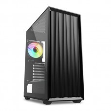 CAJA GAMING ATX SHARKOON VK3 RGB 2XUSB 1XTRRS SN FUENTE NEGRO